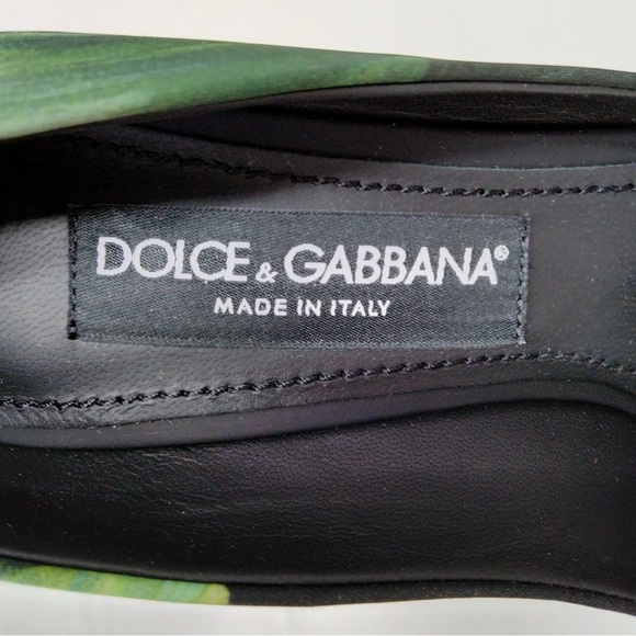 Dolce & Gabbana Green and Black Women's Heels - Picture 3 of 7